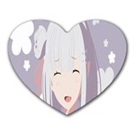 Emilia Rezero Heart Mousepad