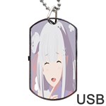 Emilia Rezero Dog Tag USB Flash (One Side)