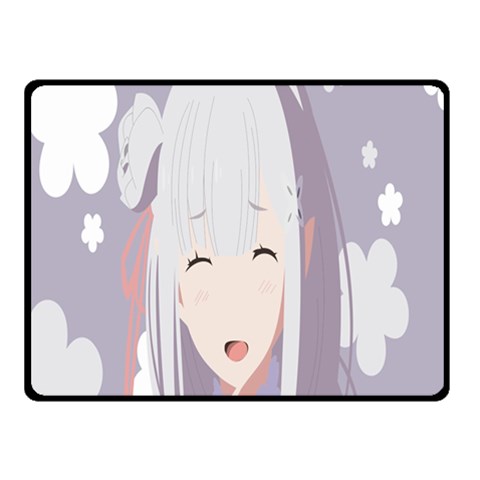 Emilia Rezero Two Sides Fleece Blanket (Small) from ArtsNow.com 45 x34  Blanket Back