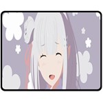 Emilia Rezero Two Sides Fleece Blanket (Medium)