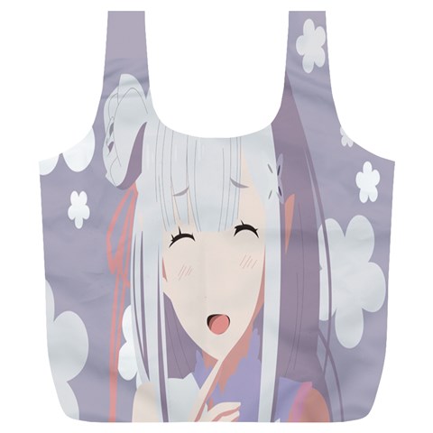 Emilia Rezero Full Print Recycle Bag (XL) from ArtsNow.com Back