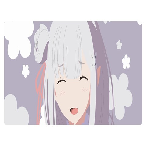 Emilia Rezero Two Sides Premium Plush Fleece Blanket (Baby Size) from ArtsNow.com 40 x30  Blanket Back