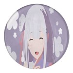 Emilia Rezero Round Glass Fridge Magnet (4 pack)