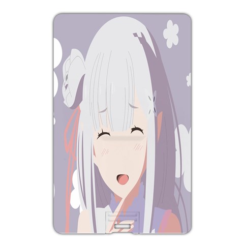 Emilia Rezero Name Card Style USB Flash Drive from ArtsNow.com Back