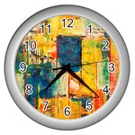 Wall Art Wall Clock (Silver)