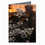 White Flower Greeting Card