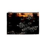 White Flower Cosmetic Bag (Medium)