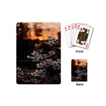 White Flower Playing Cards Single Design (Mini)