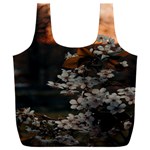 White Flower Full Print Recycle Bag (XXL)