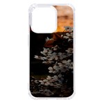 White Flower iPhone 14 Pro TPU UV Print Case