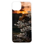 White Flower iPhone 15 Pro TPU UV Print Case