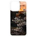 White Flower iPhone 15 Pro Max TPU UV Print Case