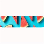 Watermelon Blue Background Large Bar Mat