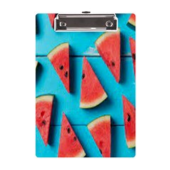 Watermelon Blue Background A5 Acrylic Clipboard from ArtsNow.com Front