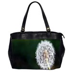 White Flower Oversize Office Handbag (2 Sides)