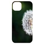 White Flower iPhone 14 Plus Black UV Print Case