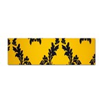 Yellow Regal Filagree Pattern Sticker Bumper (100 pack)