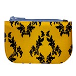 Yellow Regal Filagree Pattern Large Coin Purse