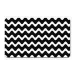 Wave Pattern Wavy Halftone Magnet (Rectangular)