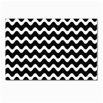 Wave Pattern Wavy Halftone Postcard 4 x 6  (Pkg of 10)