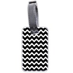 Wave Pattern Wavy Halftone Luggage Tag (two sides)