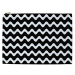 Wave Pattern Wavy Halftone Cosmetic Bag (XXL)