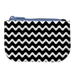 Wave Pattern Wavy Halftone Large Coin Purse