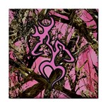 Pink Browning Deer Glitter Camo Camouflage Face Towel