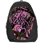 Pink Browning Deer Glitter Camo Camouflage Backpack Bag