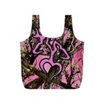 Pink Browning Deer Glitter Camo Camouflage Full Print Recycle Bag (S)