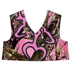 Pink Browning Deer Glitter Camo Camouflage Kids  Midi Sailor Dress from ArtsNow.com Front Top