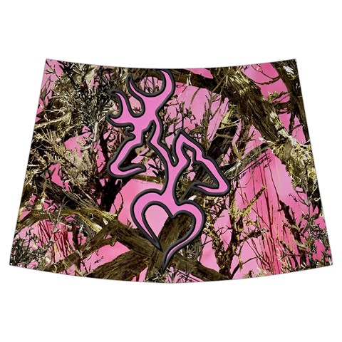 Pink Browning Deer Glitter Camo Camouflage Kids  Midi Sailor Dress from ArtsNow.com Front Skirt