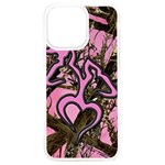 Pink Browning Deer Glitter Camo Camouflage iPhone 15 Pro Max TPU UV Print Case