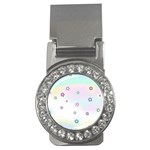 Stars Cute Pastel Pattern Rainbow Money Clips (CZ) 