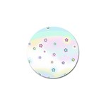 Stars Cute Pastel Pattern Rainbow Golf Ball Marker (4 pack)