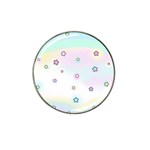 Stars Cute Pastel Pattern Rainbow Hat Clip Ball Marker (4 pack)