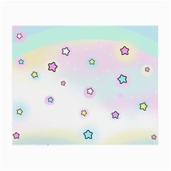 Stars Cute Pastel Pattern Rainbow Small Glasses Cloth (2 Sides) from ArtsNow.com Front