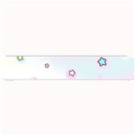 Stars Cute Pastel Pattern Rainbow Small Bar Mat