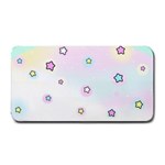 Stars Cute Pastel Pattern Rainbow Medium Bar Mat