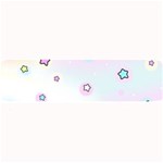 Stars Cute Pastel Pattern Rainbow Large Bar Mat