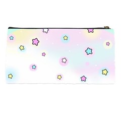 Stars Cute Pastel Pattern Rainbow Pencil Case from ArtsNow.com Back