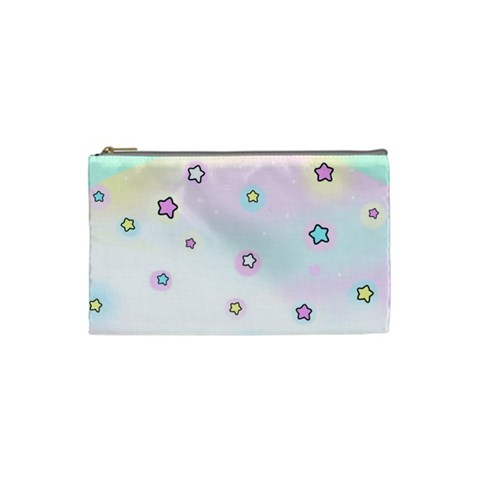 Stars Cute Pastel Pattern Rainbow Cosmetic Bag (XS) from ArtsNow.com Front