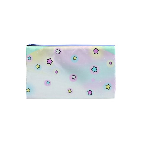 Stars Cute Pastel Pattern Rainbow Cosmetic Bag (XS) from ArtsNow.com Front