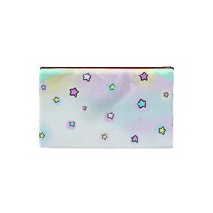 Stars Cute Pastel Pattern Rainbow Cosmetic Bag (XS) from ArtsNow.com Back