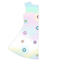 Stars Cute Pastel Pattern Rainbow Short Sleeve V Back Left