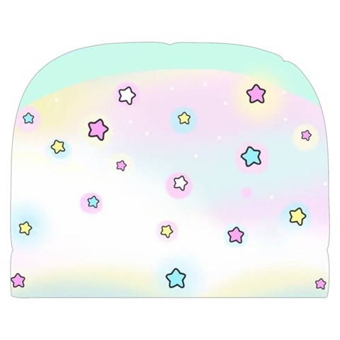 Stars Cute Pastel Pattern Rainbow Make Up Case (Large) from ArtsNow.com Back