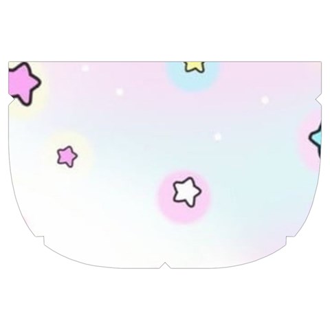 Stars Cute Pastel Pattern Rainbow Make Up Case (Large) from ArtsNow.com Side Left