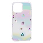 Stars Cute Pastel Pattern Rainbow iPhone 14 Pro Max TPU UV Print Case