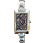 Pattern Seamless Antique Luxury Rectangle Italian Charm Watch