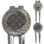 Pattern Seamless Antique Luxury 3-in-1 Golf Divots